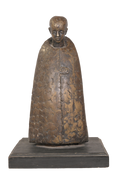 Contemplative Sage Bronze Sculpture