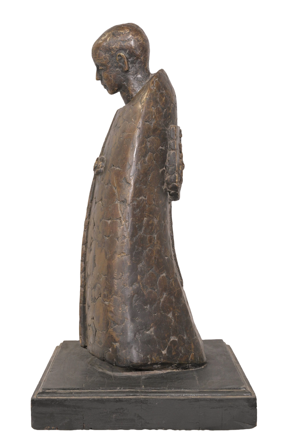 Contemplative Sage Bronze Sculpture