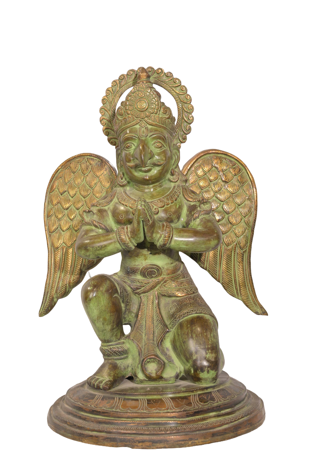 Handcrafted Garuda Brass Sculpture