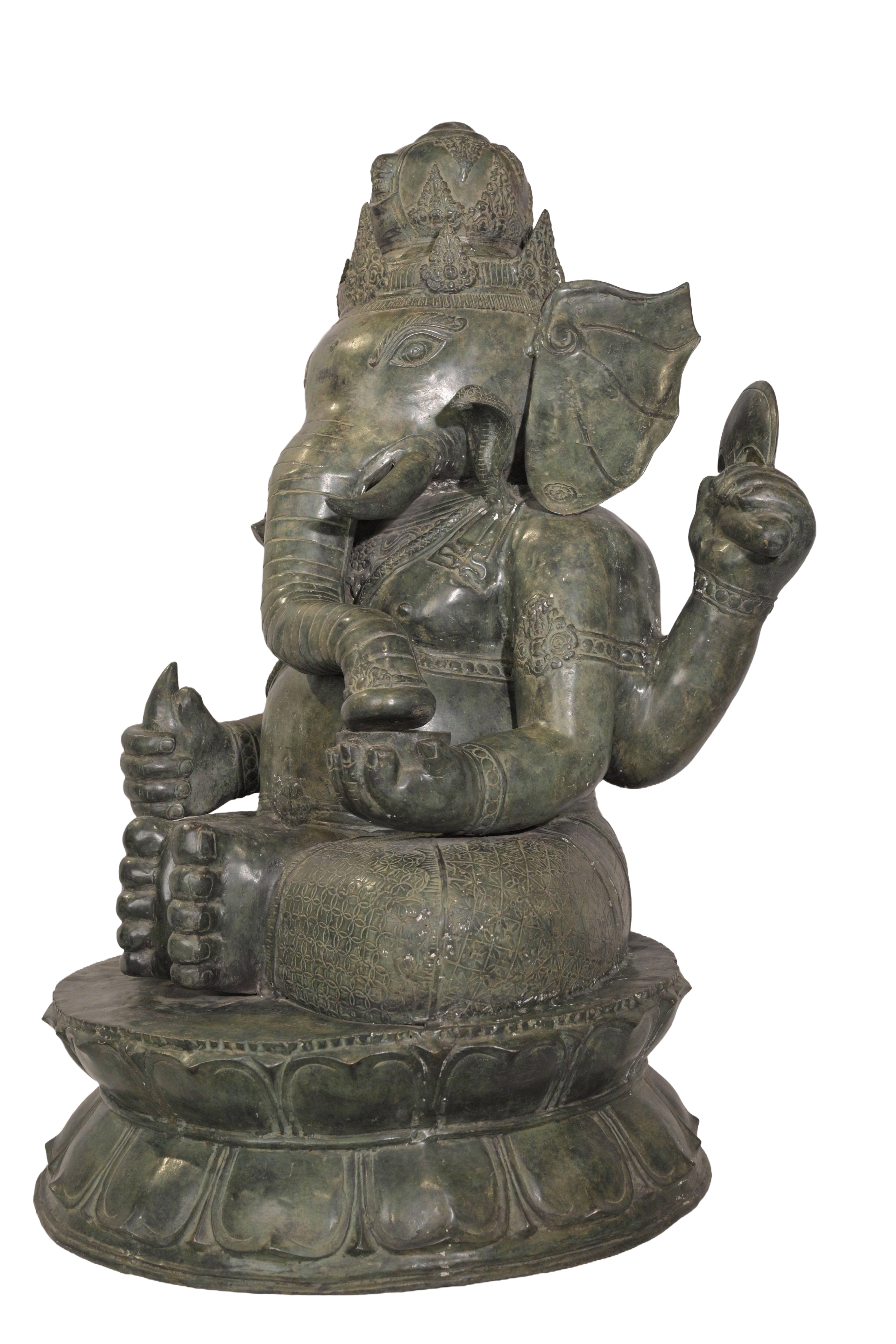 Grand Ganesha Bronze Statue