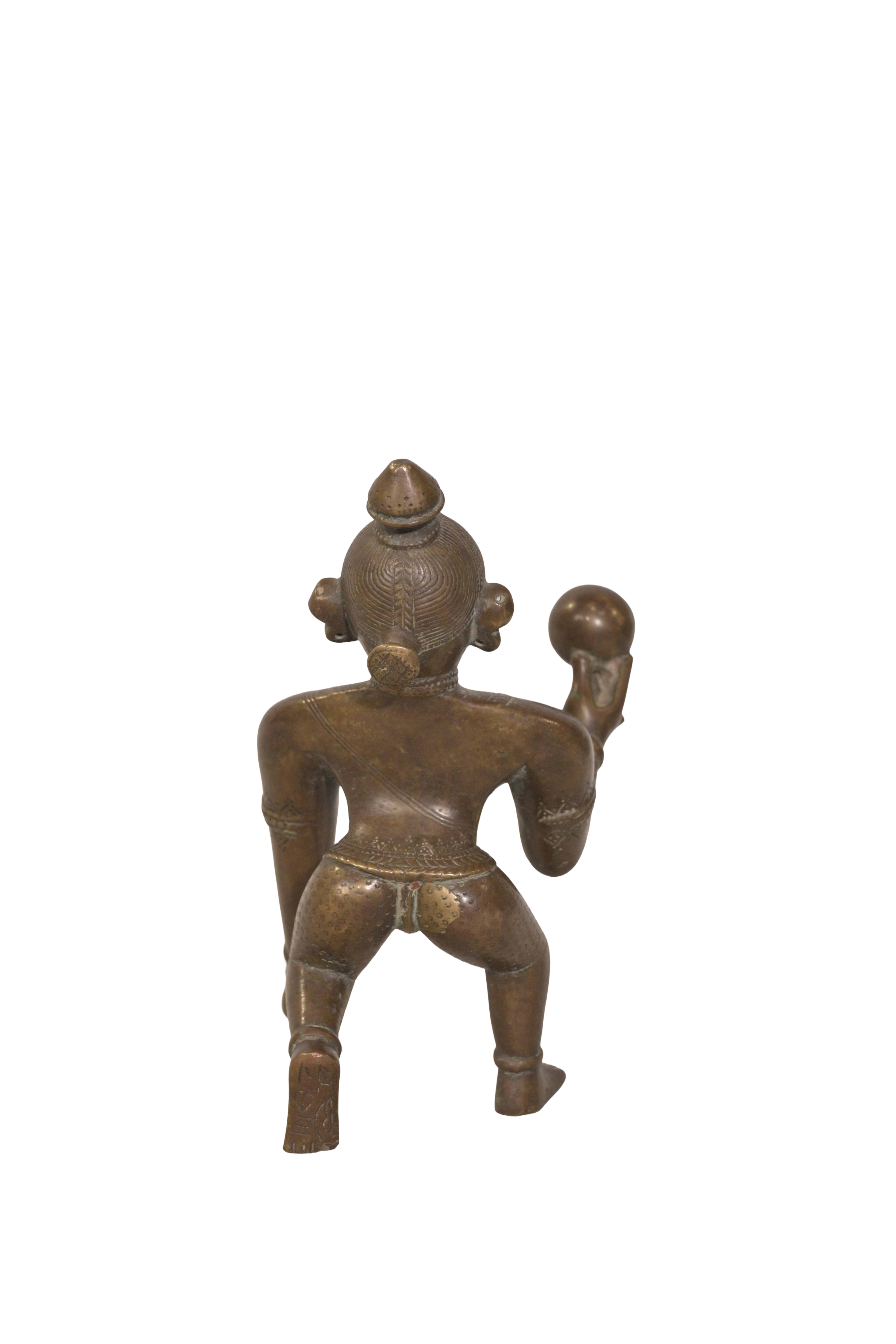 Antique Deccan Bala Krishna Bronze Sculpture