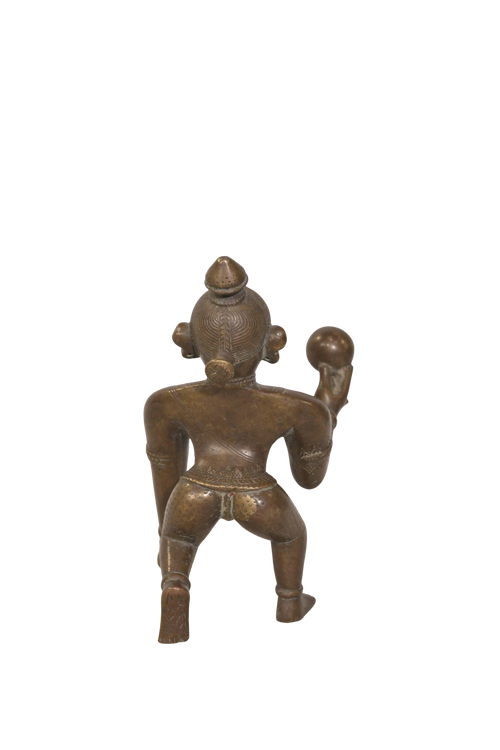 Antique Deccan Bala Krishna Bronze Sculpture