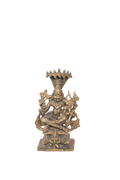 Antique Lakshmi Narasimha Bronze Sculpture