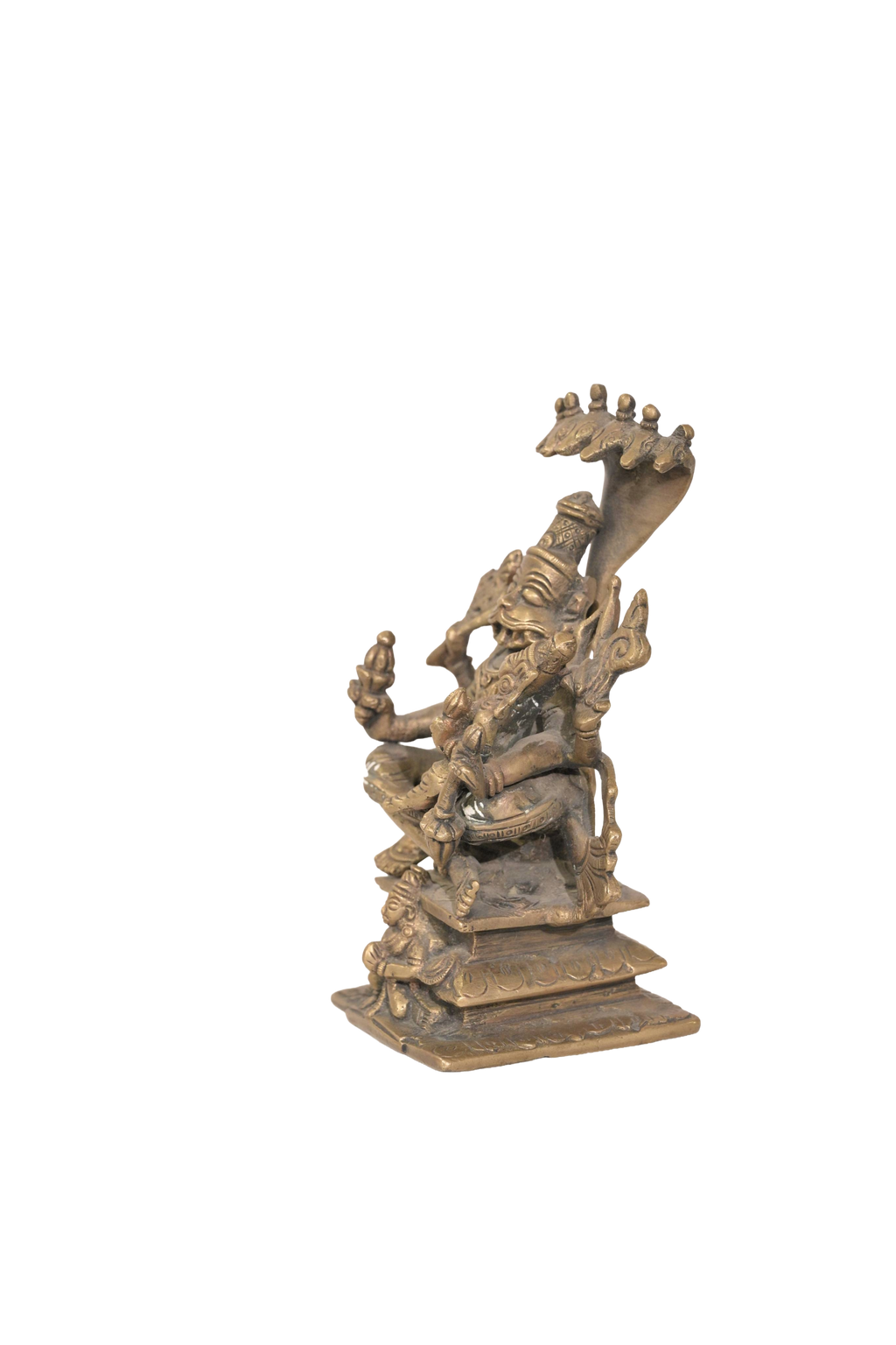 Antique Lakshmi Narasimha Bronze Sculpture