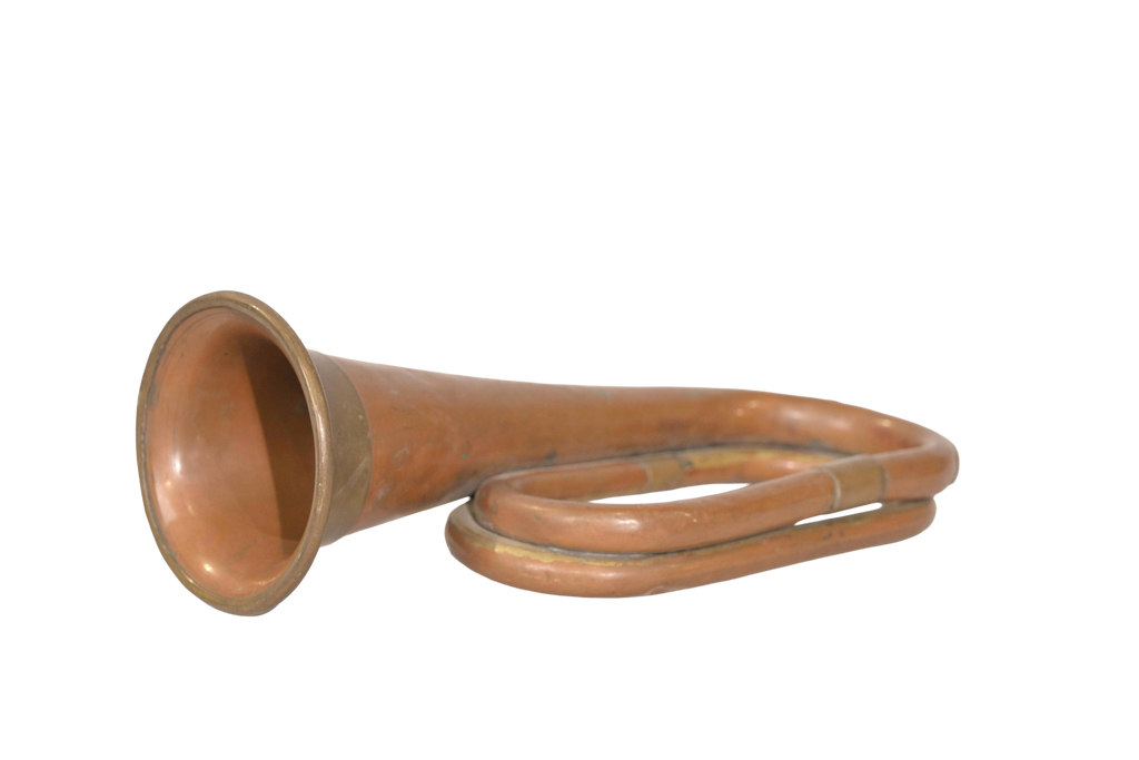Vintage Copper Trumpet Artifact