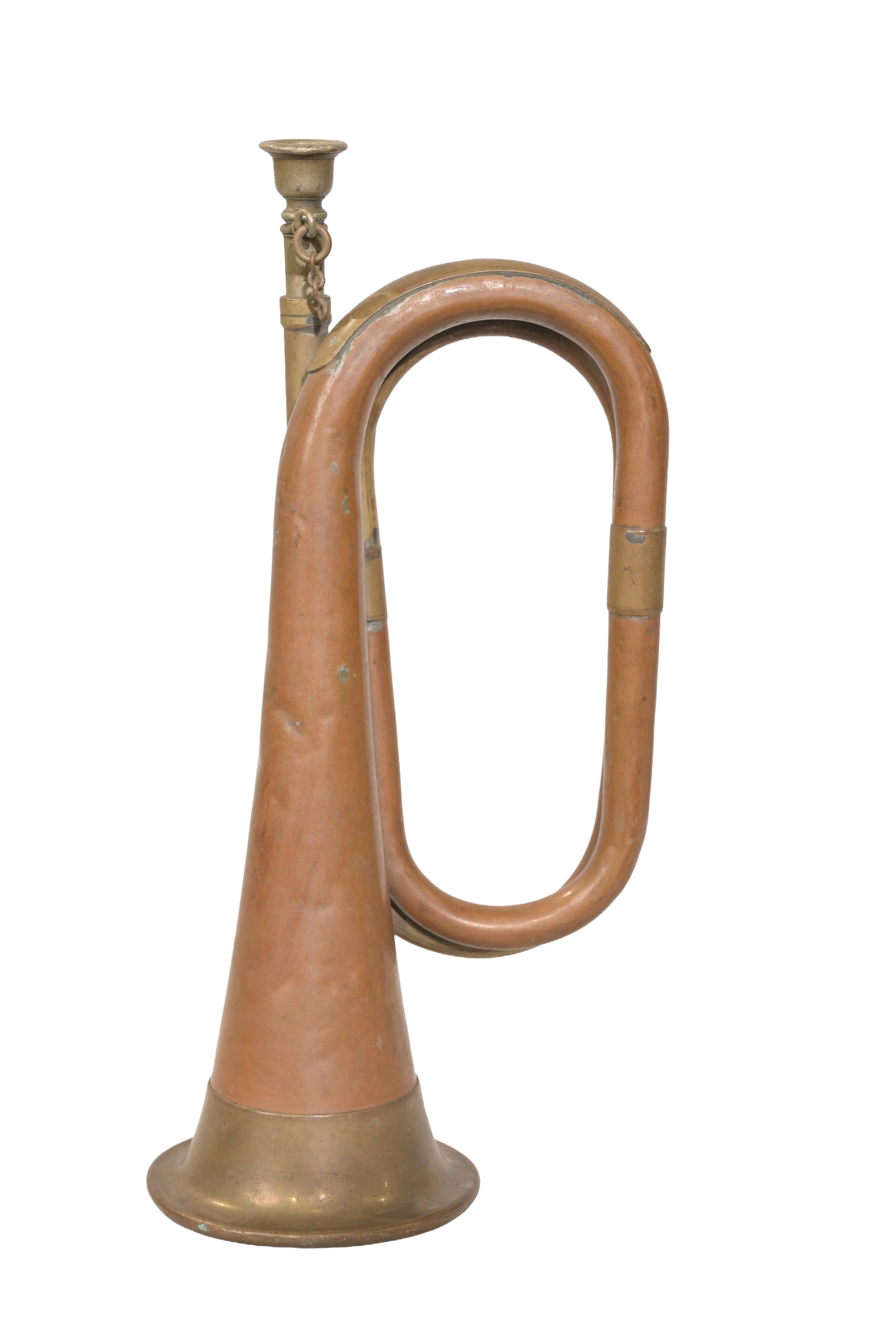 Vintage Copper Trumpet Artifact