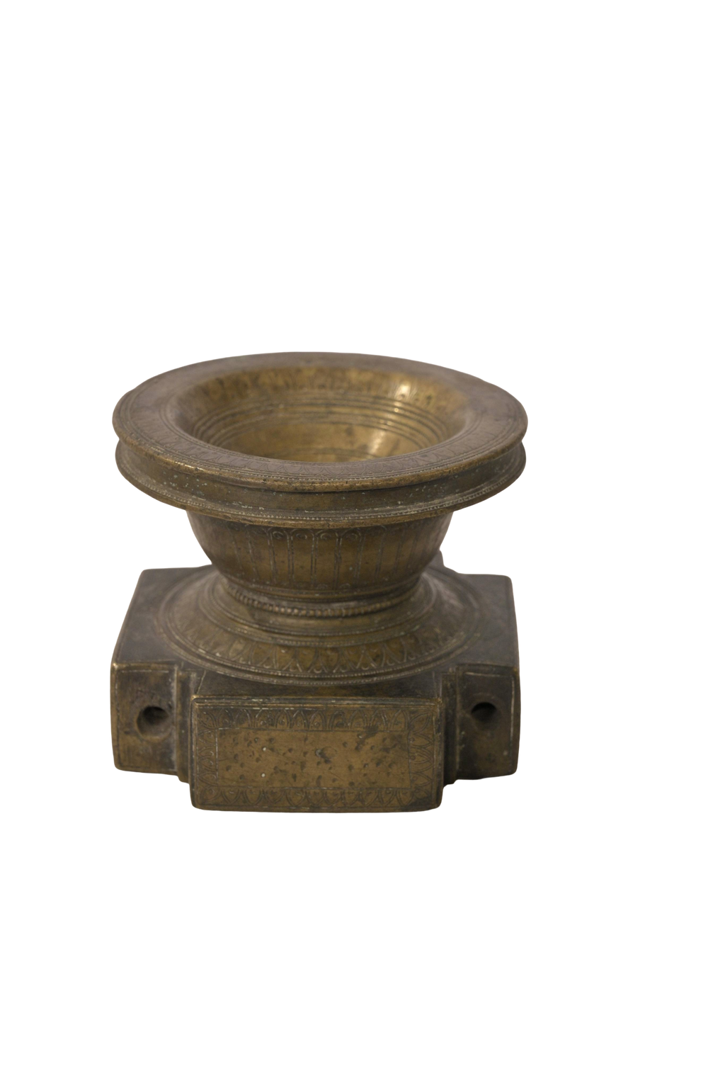 Antique Brass Pedestal Bowl