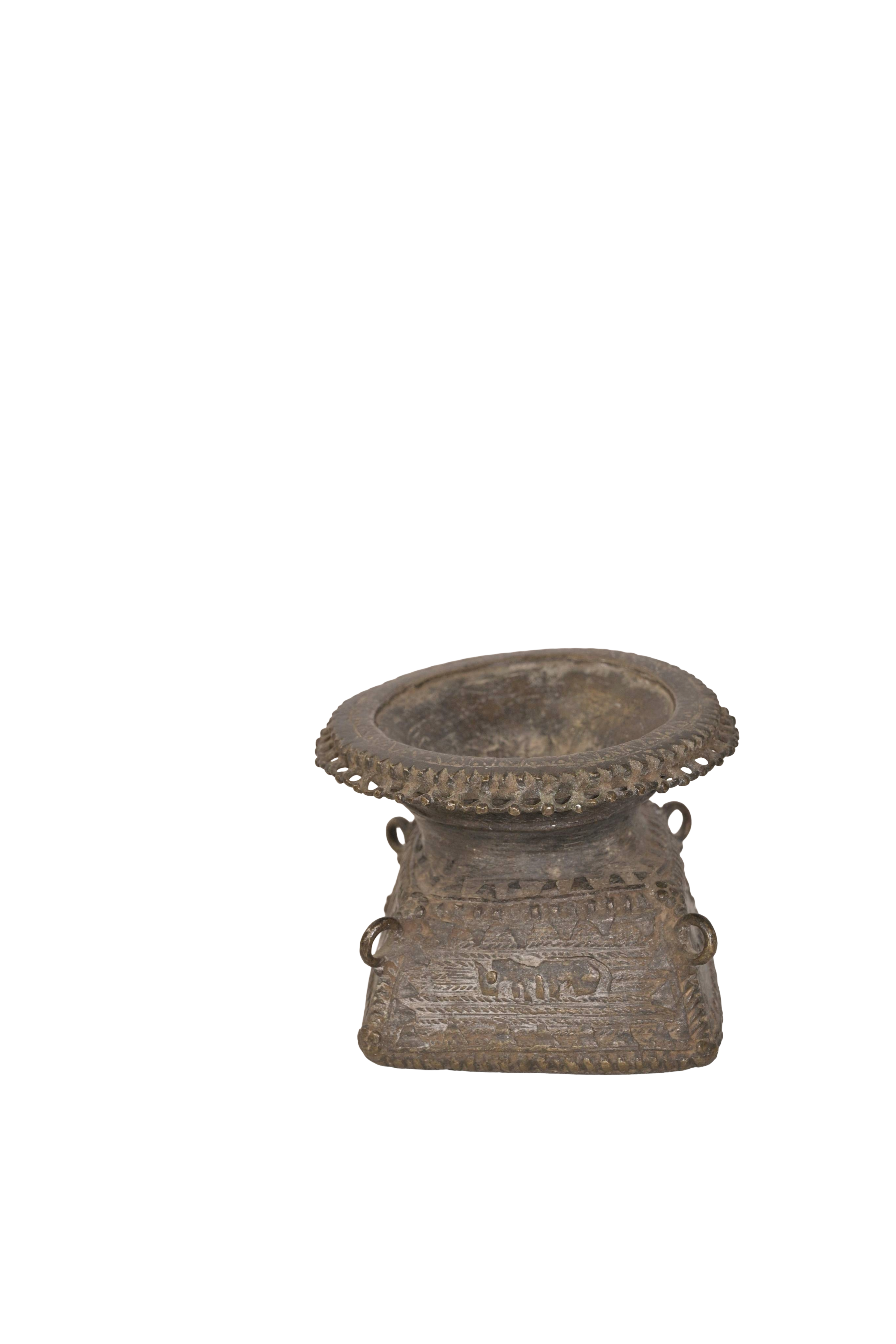 Vintage Ritual Brass Vessel