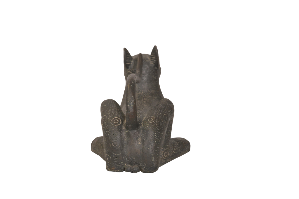 Royal Benin Bronze Leopard Figure