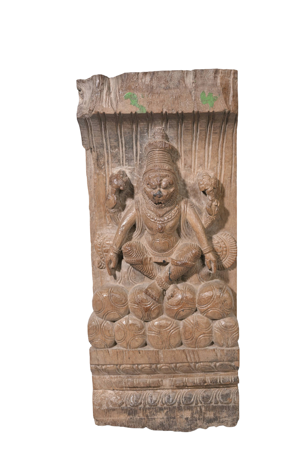 Wooden Narasimha Chariot Block