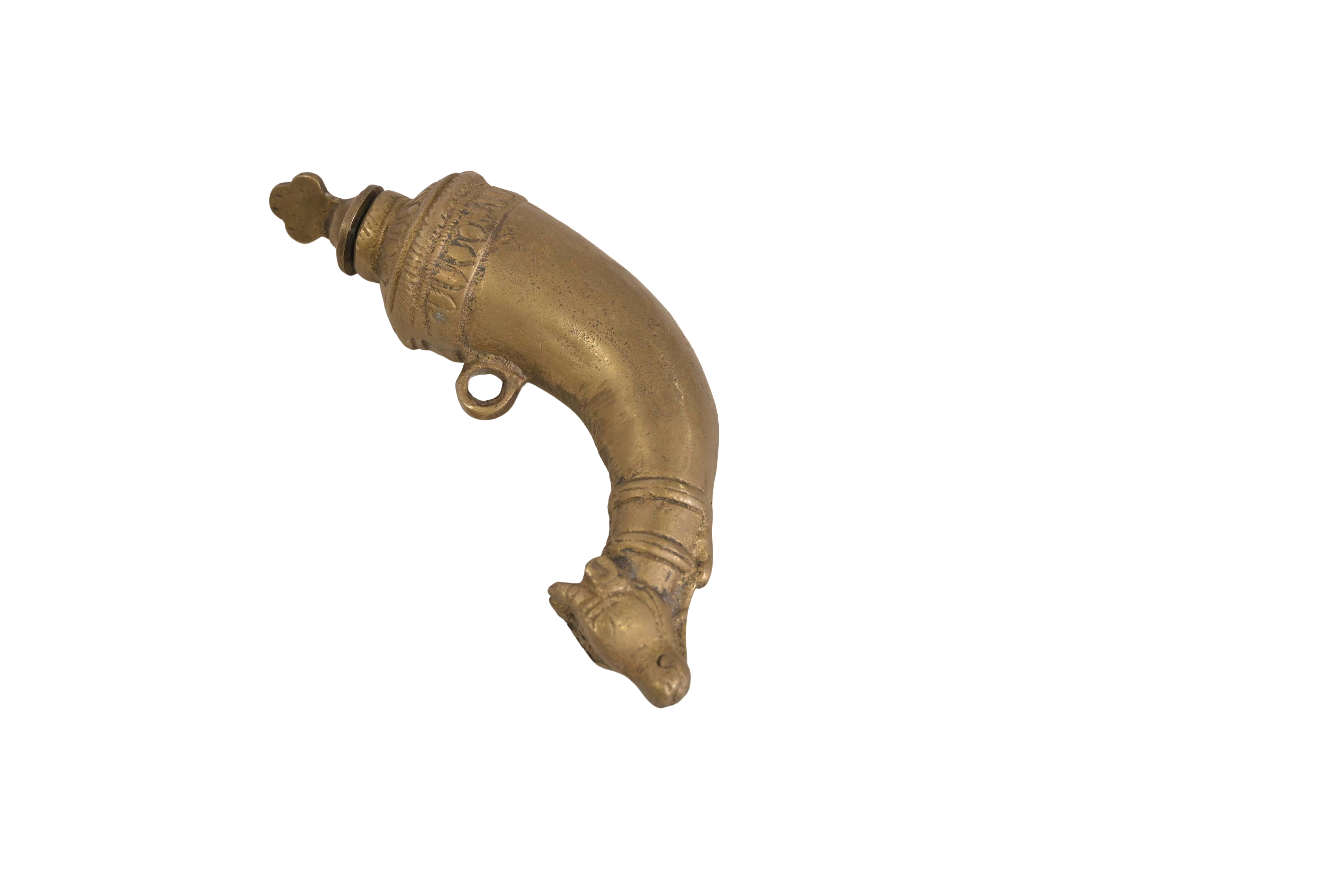 Antique Brass Ceremonial Horn