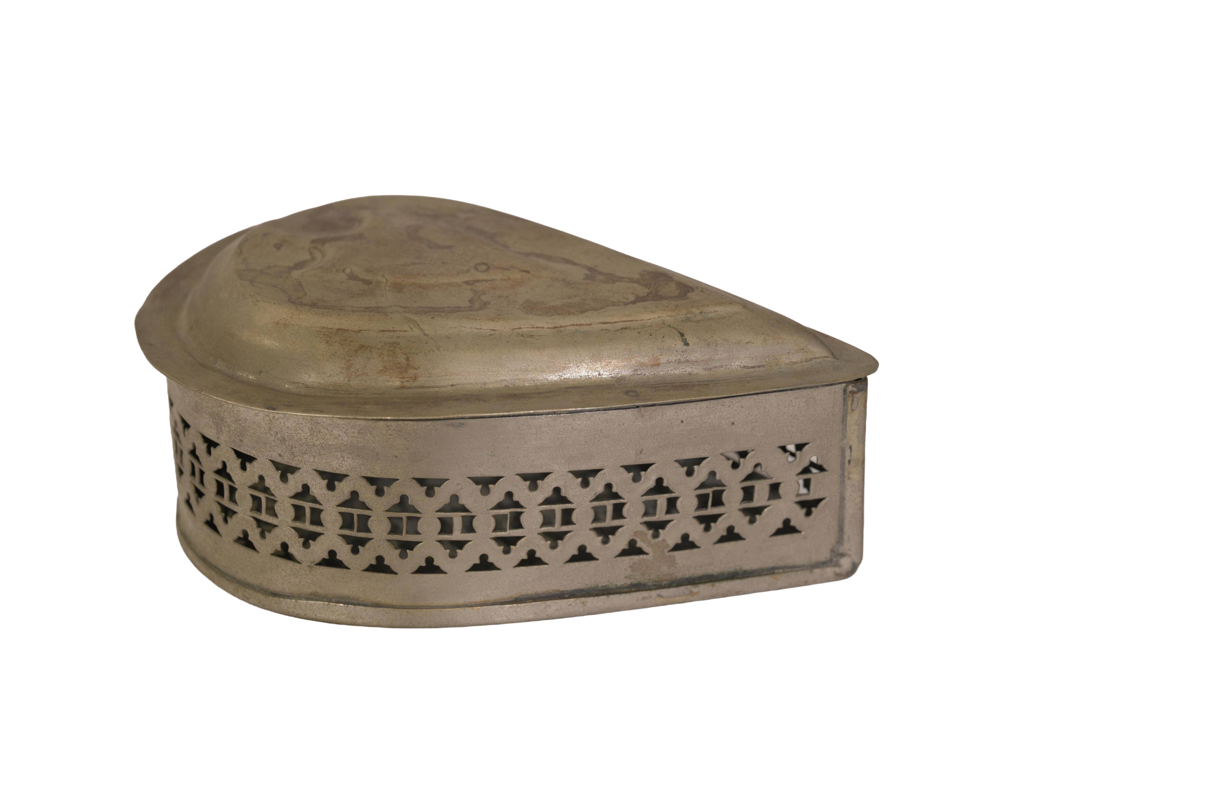 Leaf Shaped Antique Storage Box