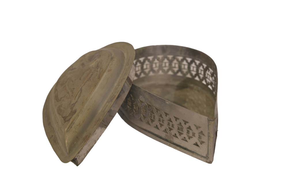 Leaf Shaped Antique Storage Box