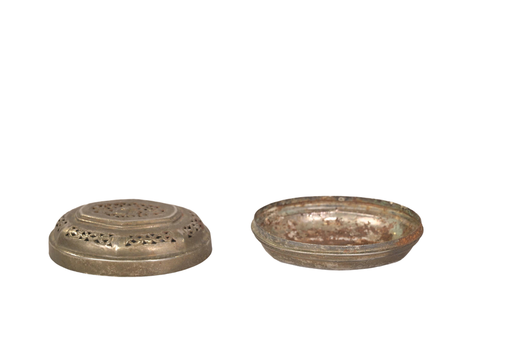 Pierced Metal Incense Burner Box