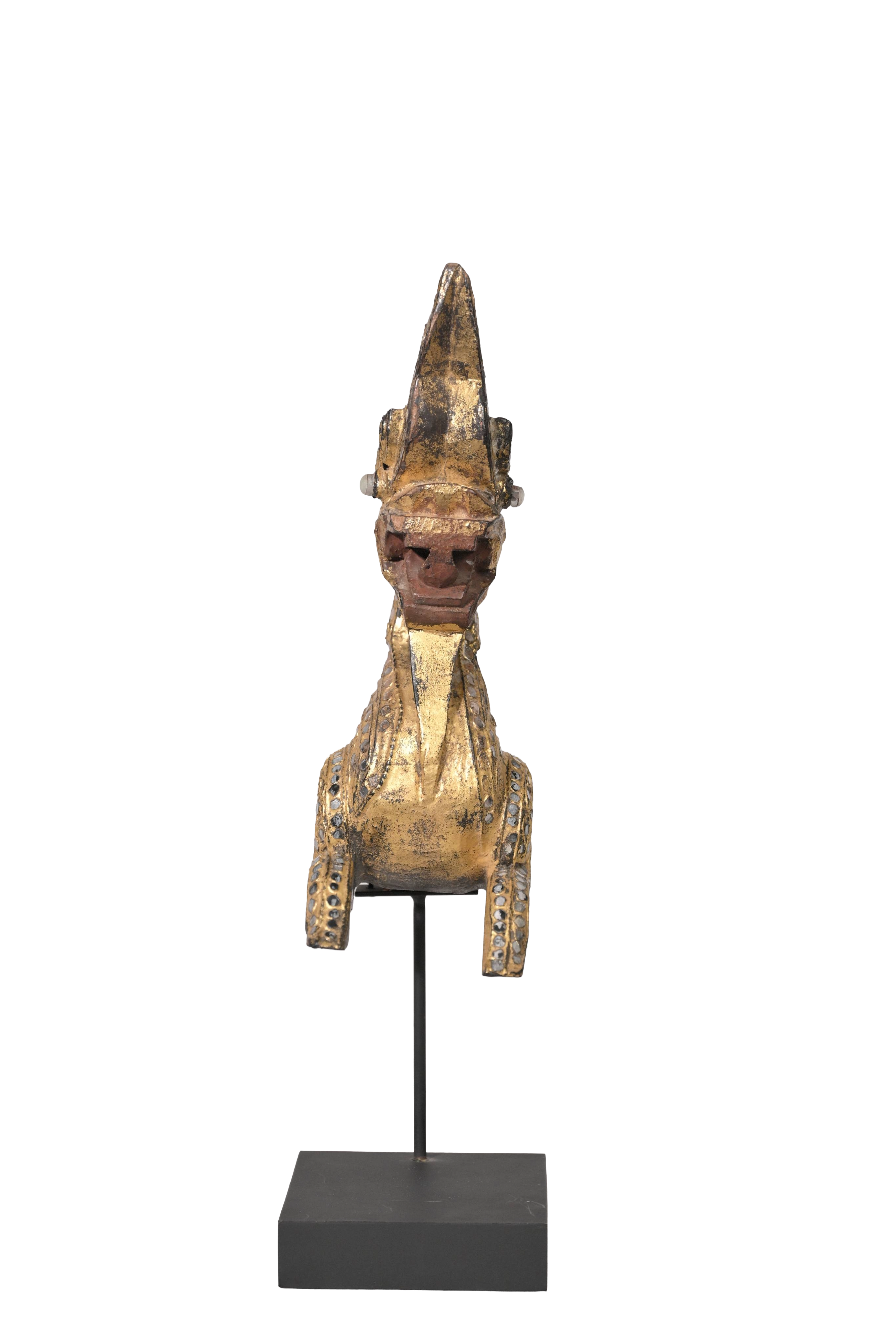 Heritage Wooden Gilded Bird Sculpture