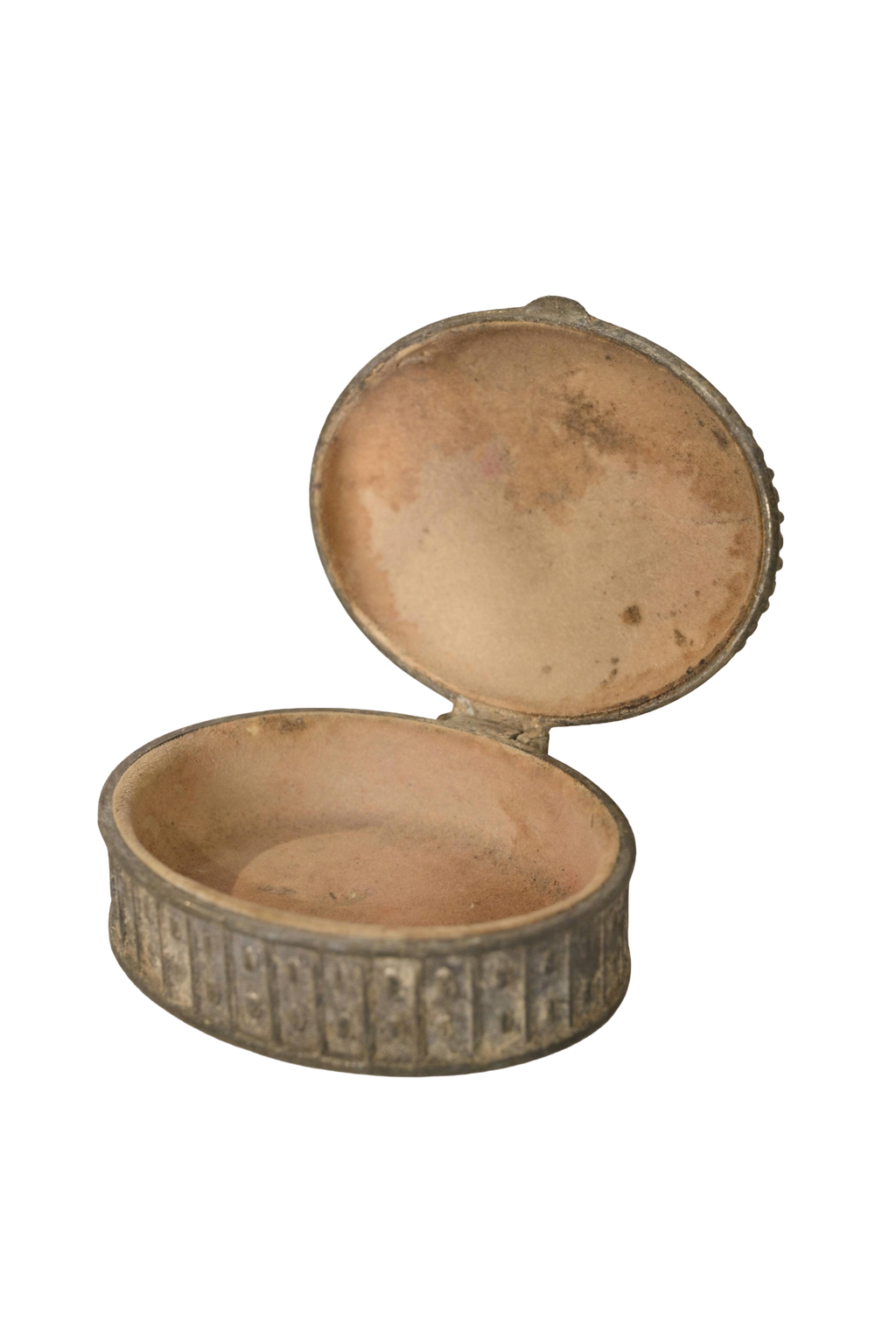 Round Antique Trinket Box