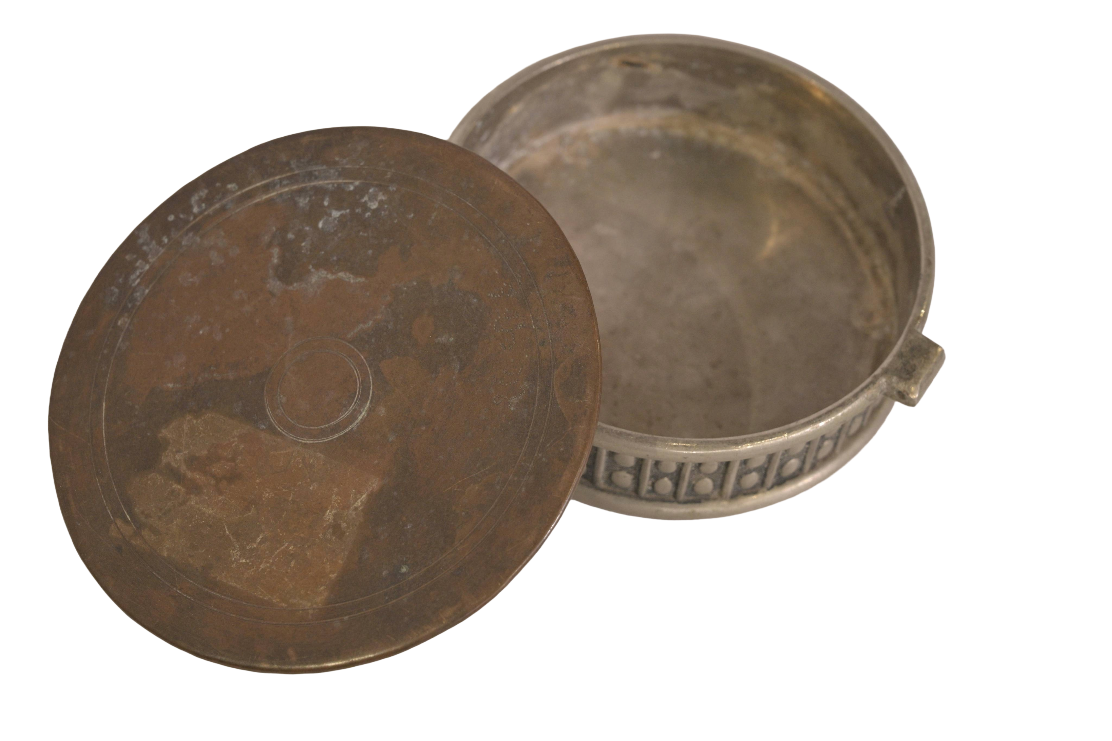 Round Lidded Storage Box