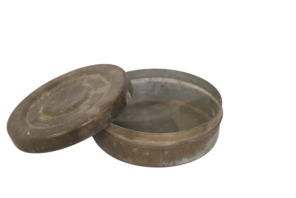 Antique Mini Brass Box