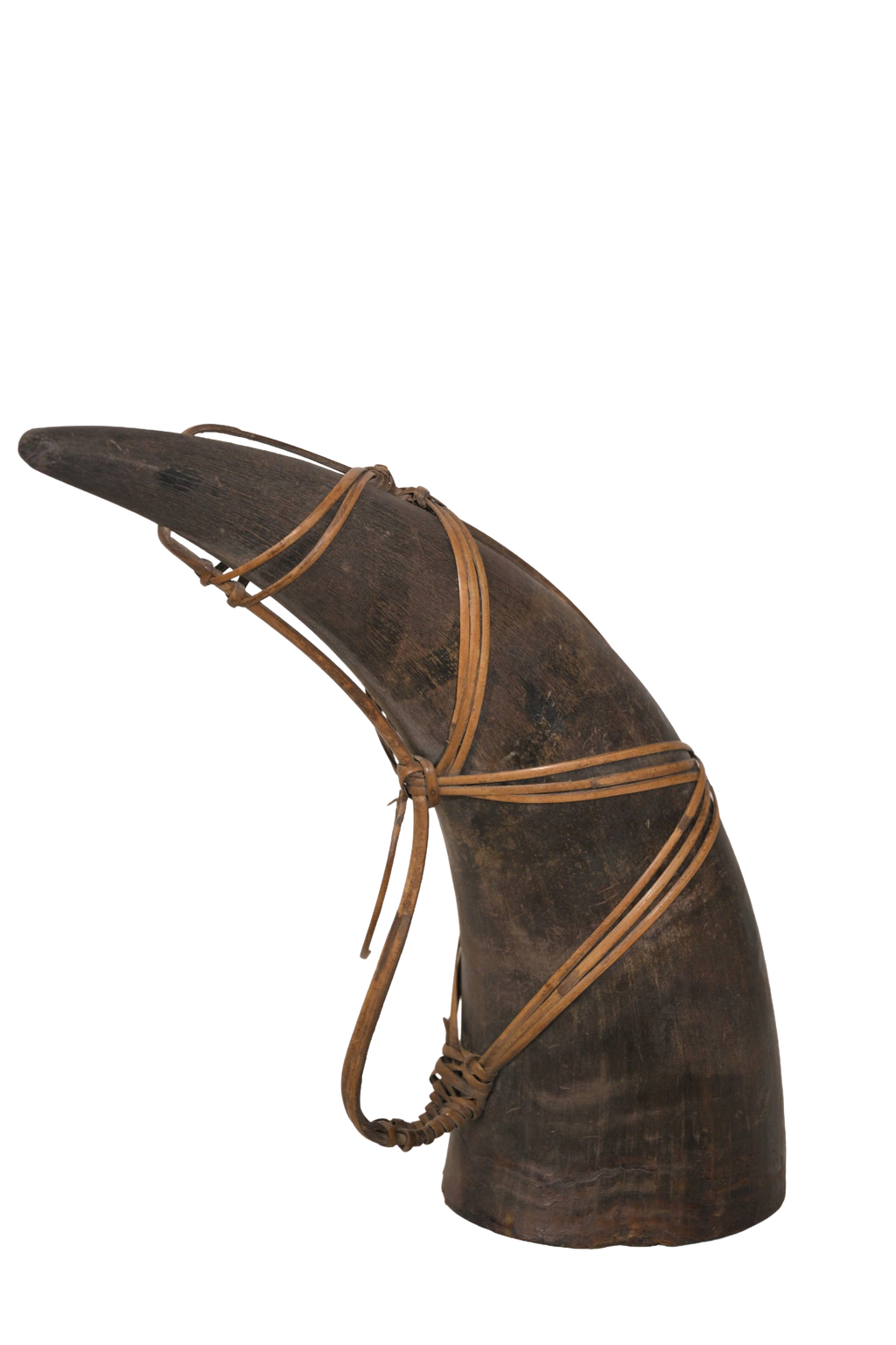 Antique Curved Horn Artifact