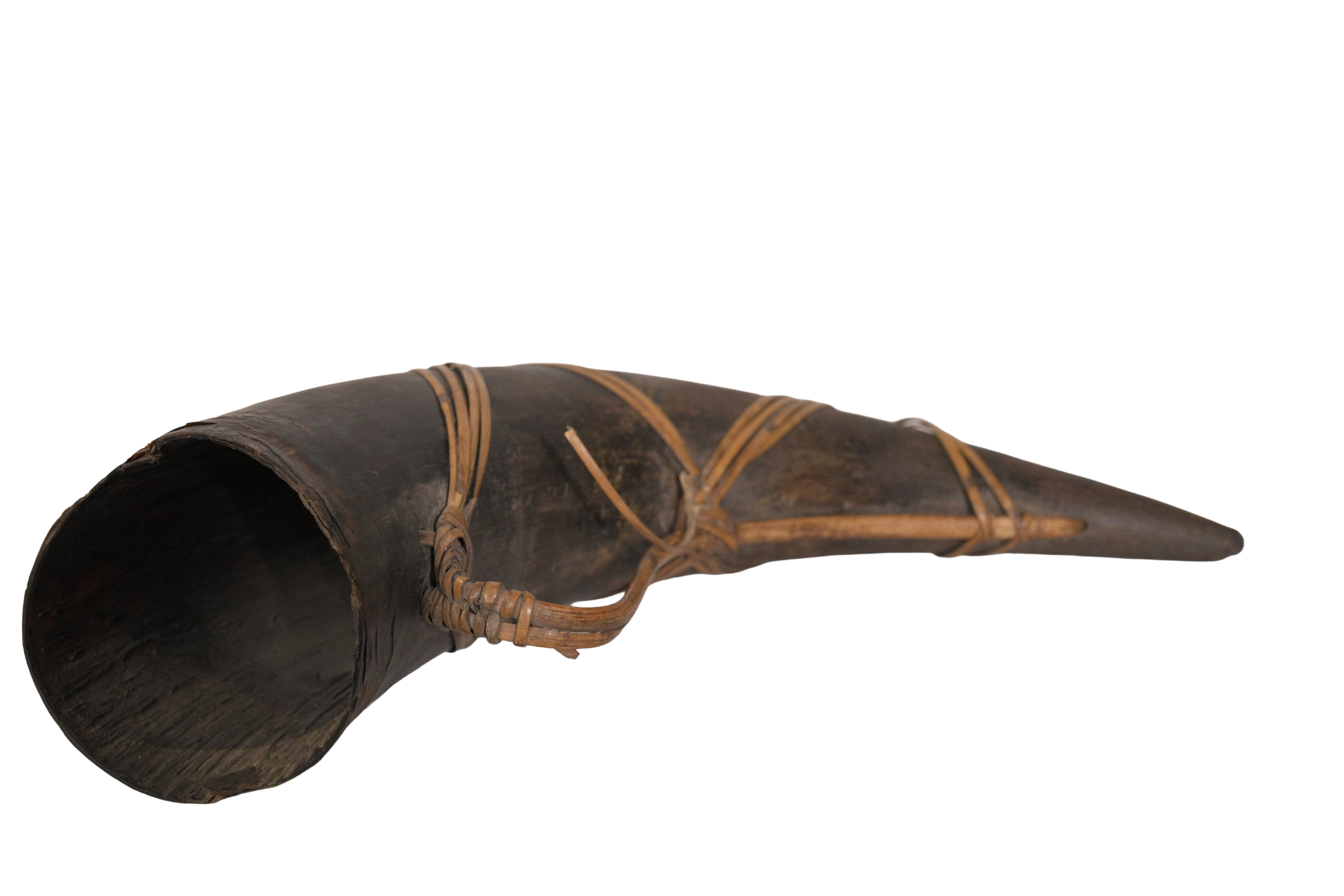 Antique Curved Horn Artifact