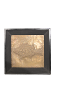 Abstract Islamic Copper Calligraphy Wall Panel