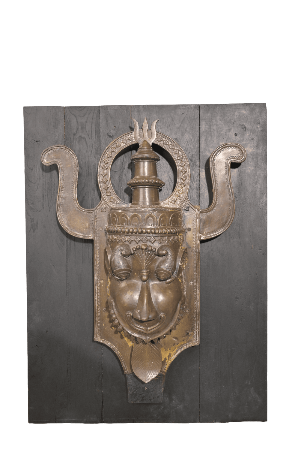 Antique Bhairava Mask Wall Plaque
