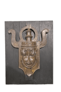Antique Bhairava Mask Wall Plaque