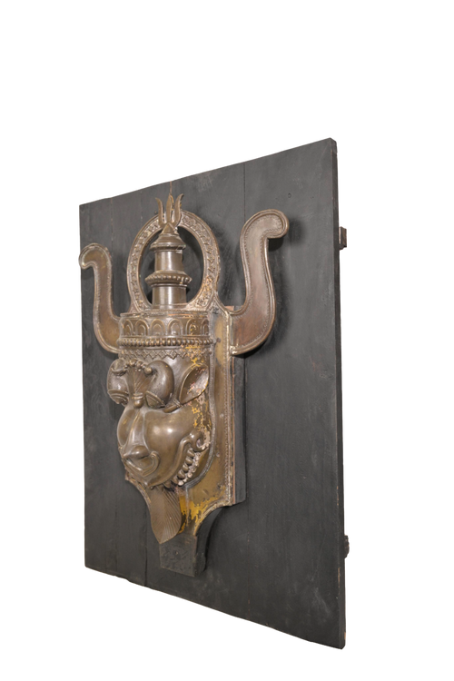 Antique Bhairava Mask Wall Plaque