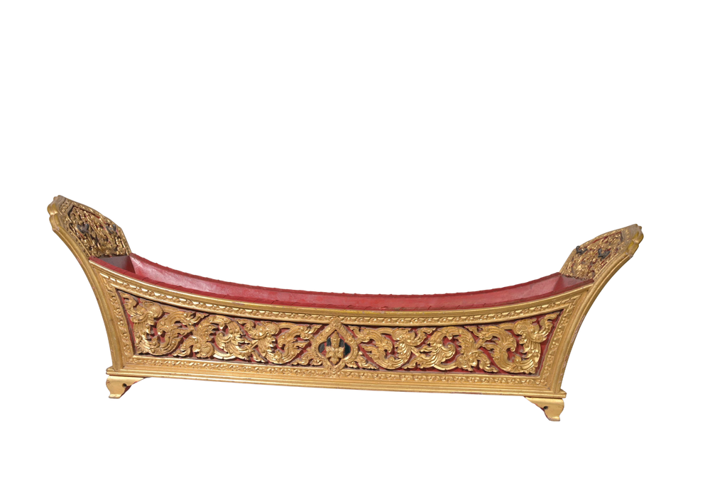 Royal Carved Ceremonial Offering Tray