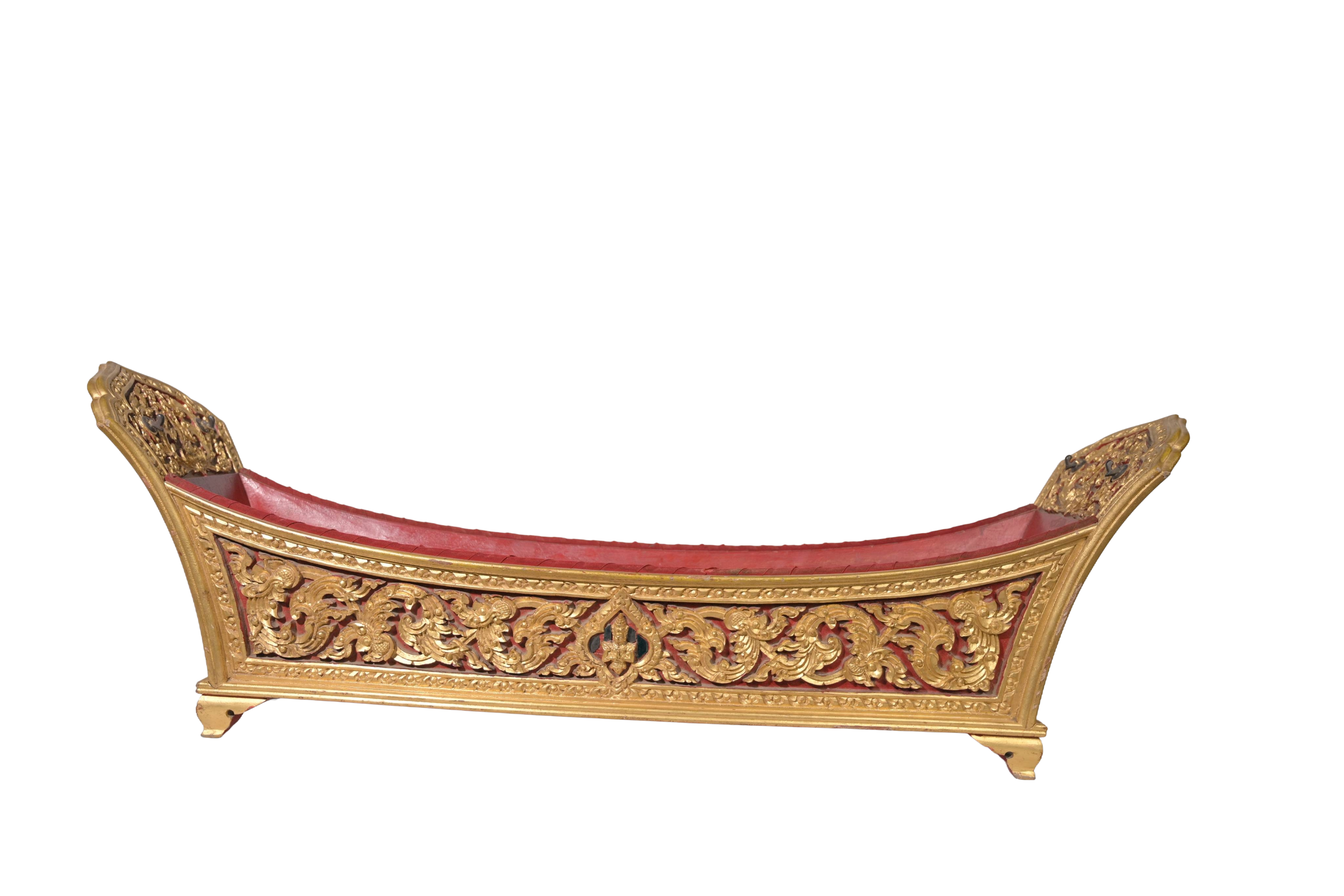 Royal Carved Ceremonial Offering Tray