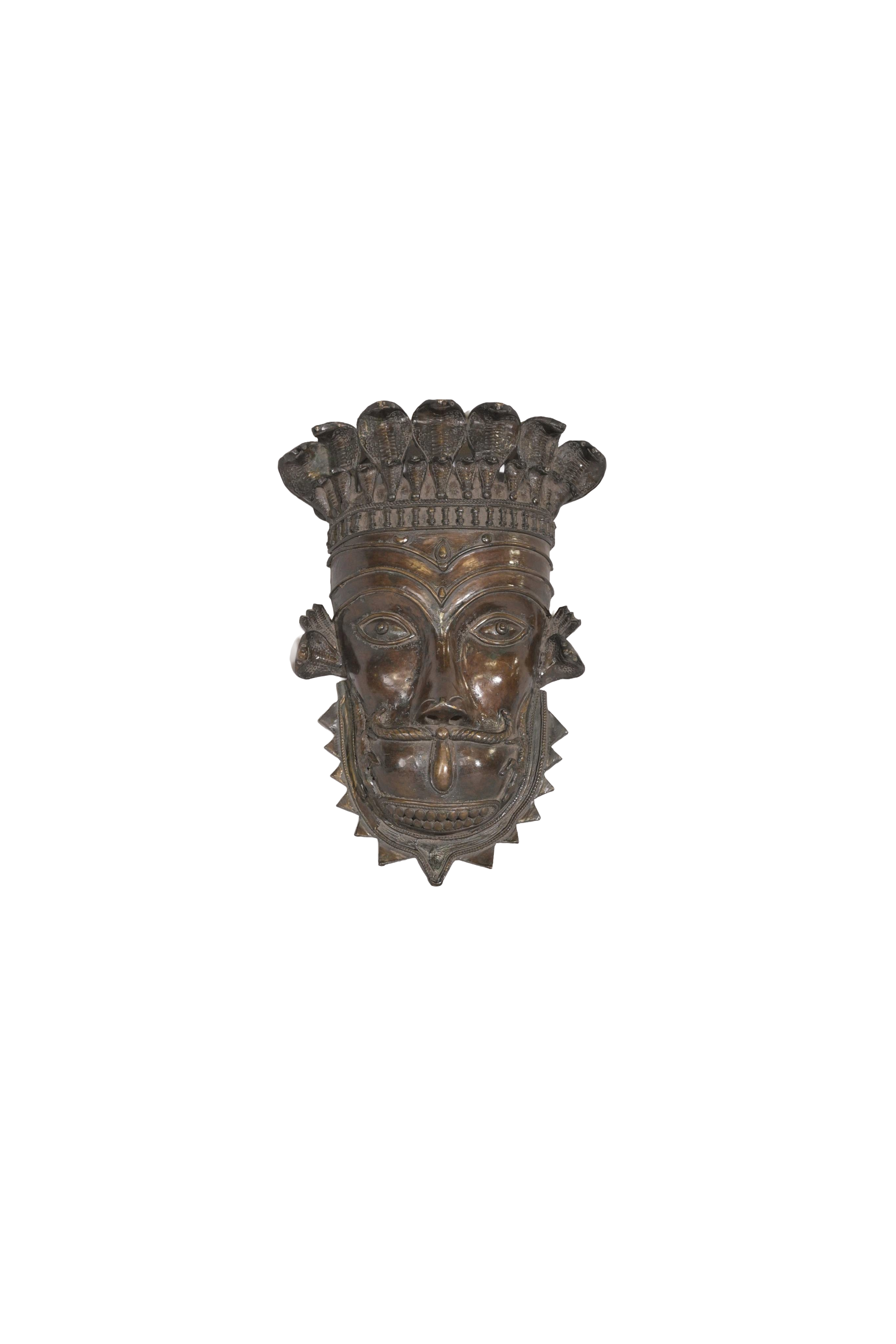 Wrathful Bhairava Sacred Wall Relief