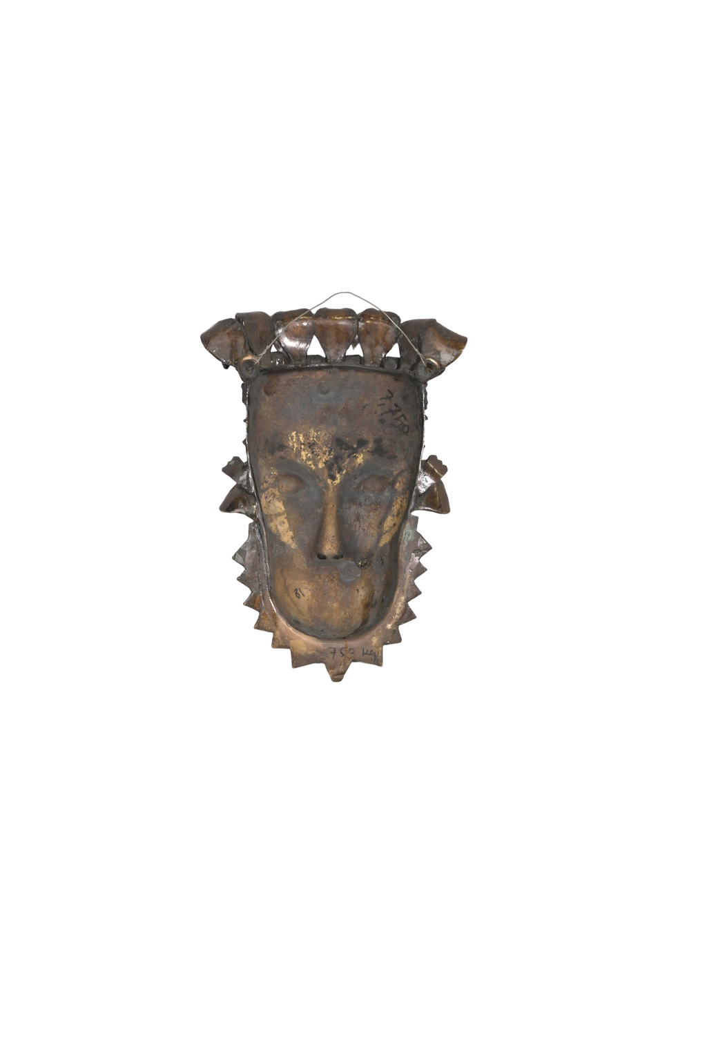 Wrathful Bhairava Sacred Wall Relief