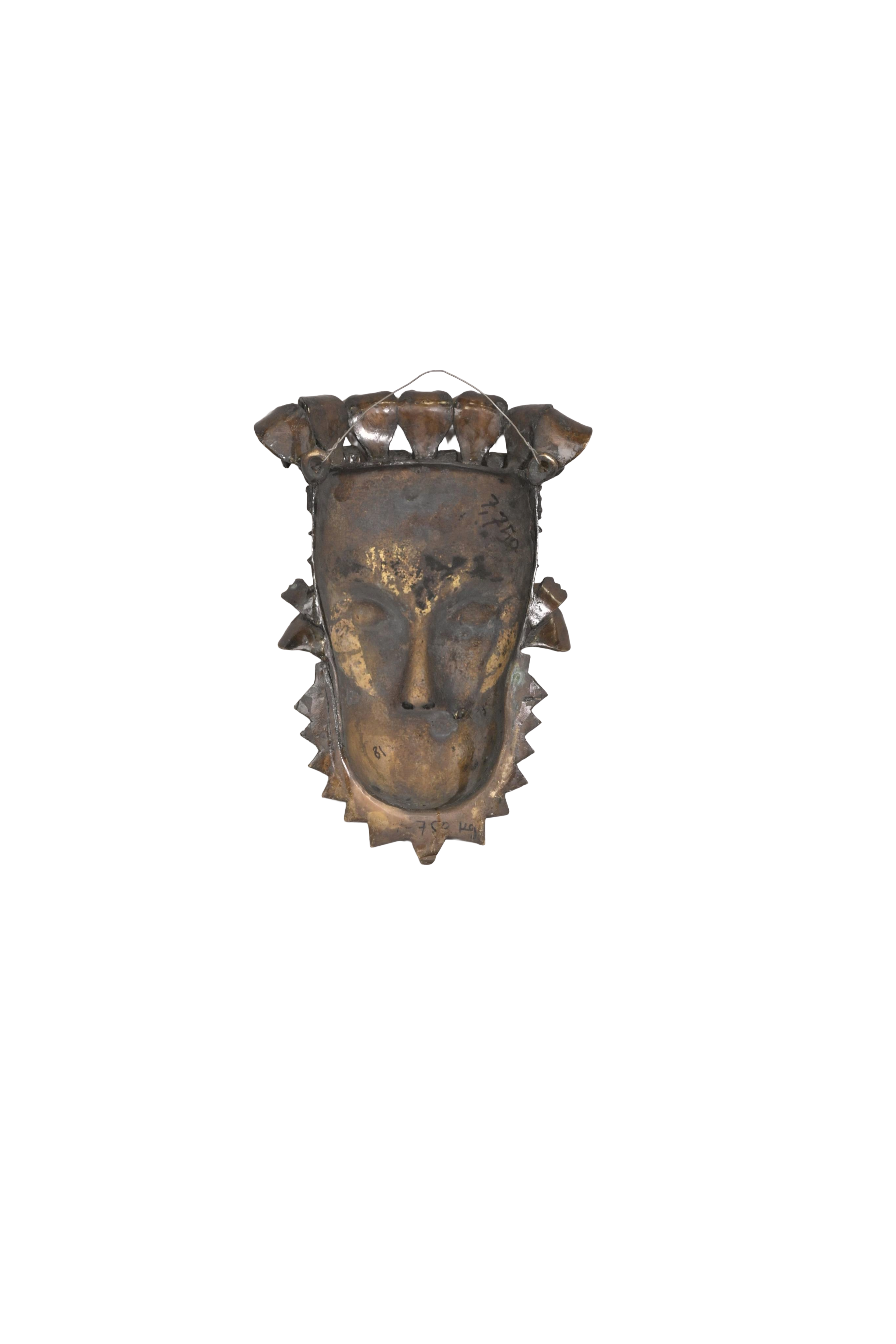 Wrathful Bhairava Sacred Wall Relief