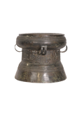 Antique Brass Storage Vessel
