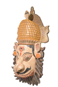 Handpainted Narasimha Sacred Wall Mask
