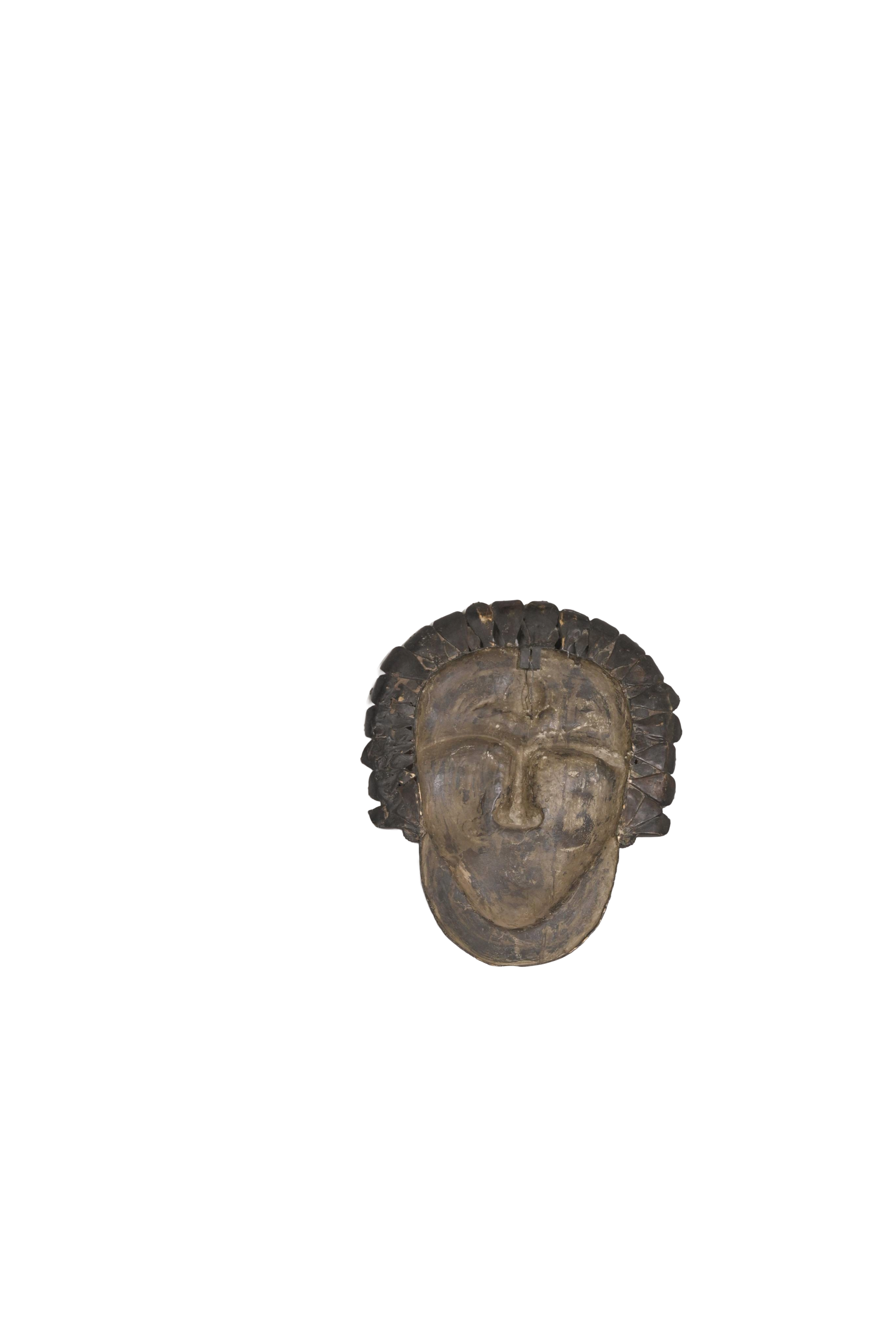 Large Bhuta Tribal Brass Mask
