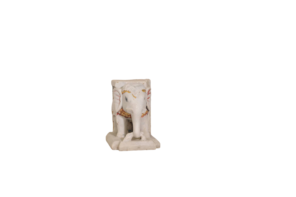 Marble Elephant Decorative Statue