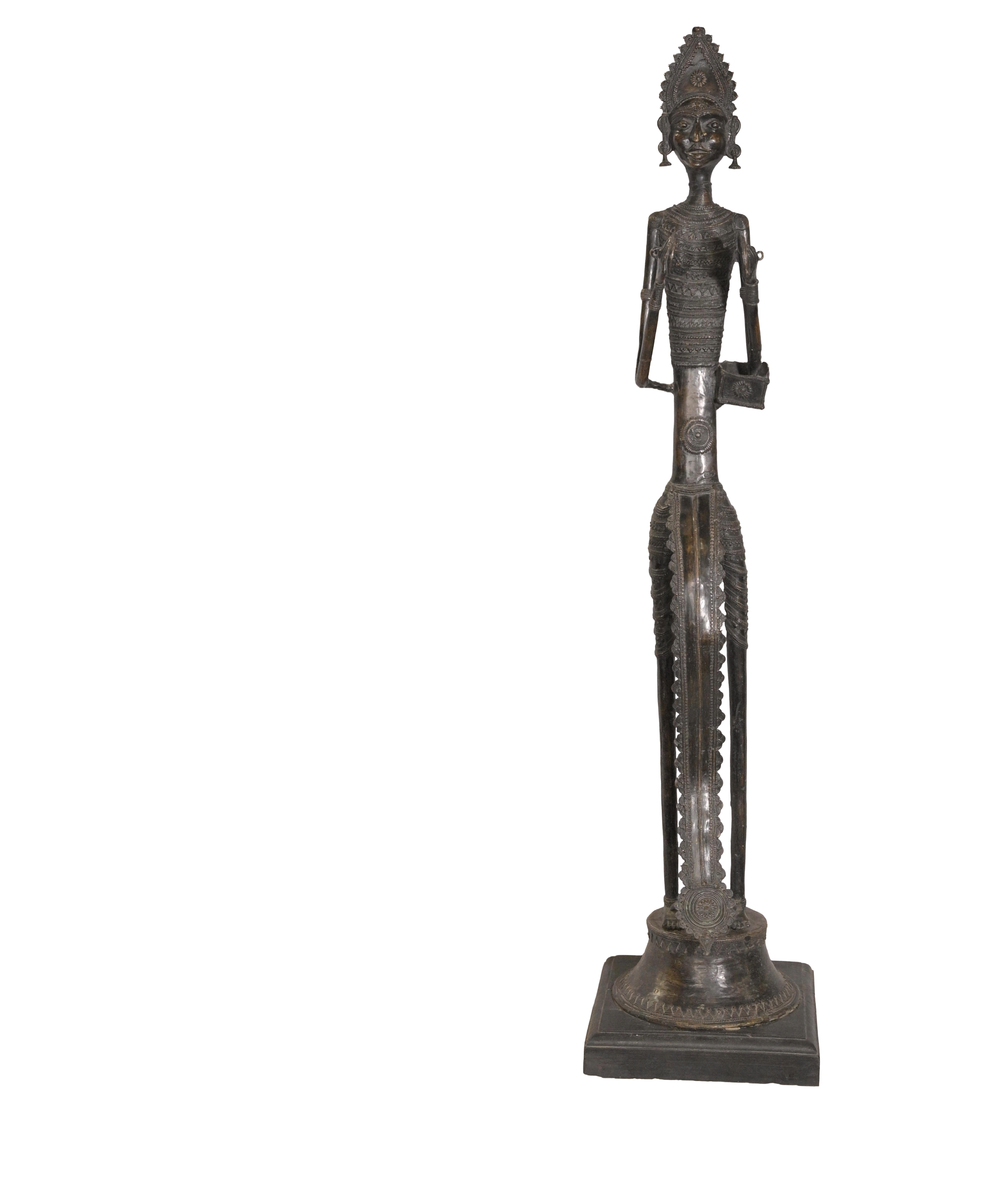 Tribal Dokra Bronze Ritual Figure Artifact