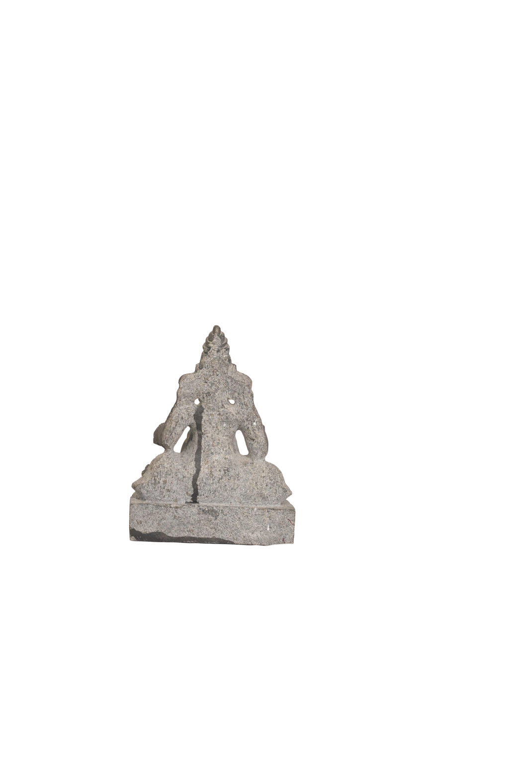 Vintage Stone Ganesha Idol Sculpture