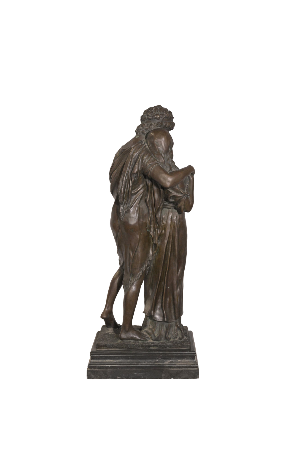 Classical Romantic Bronze Couple Statue