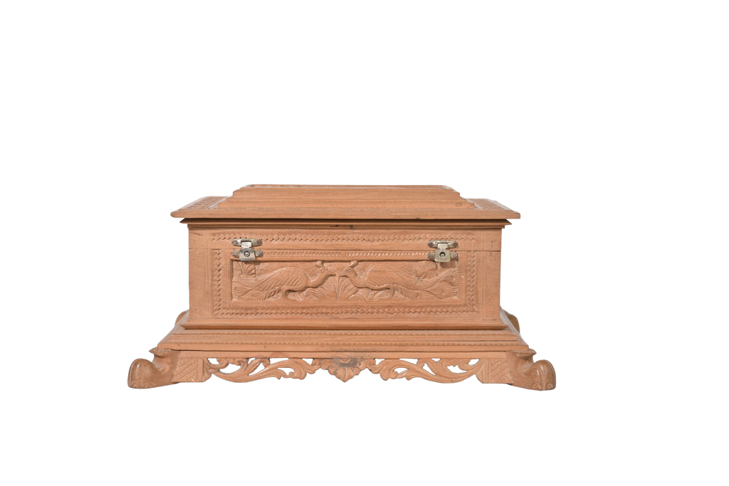 Handcarved Heritage Jewelry Chest