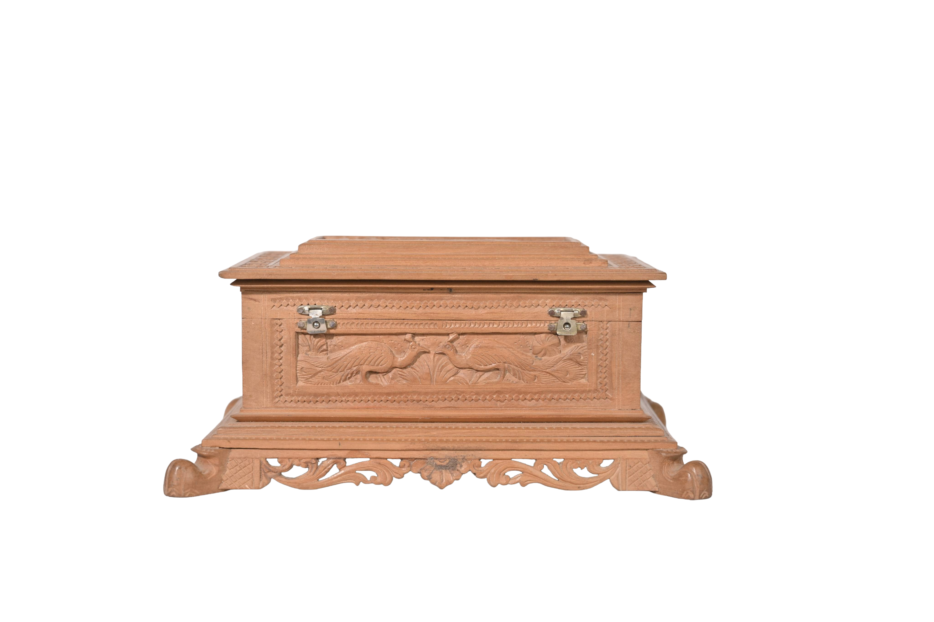 Handcarved Heritage Jewelry Chest