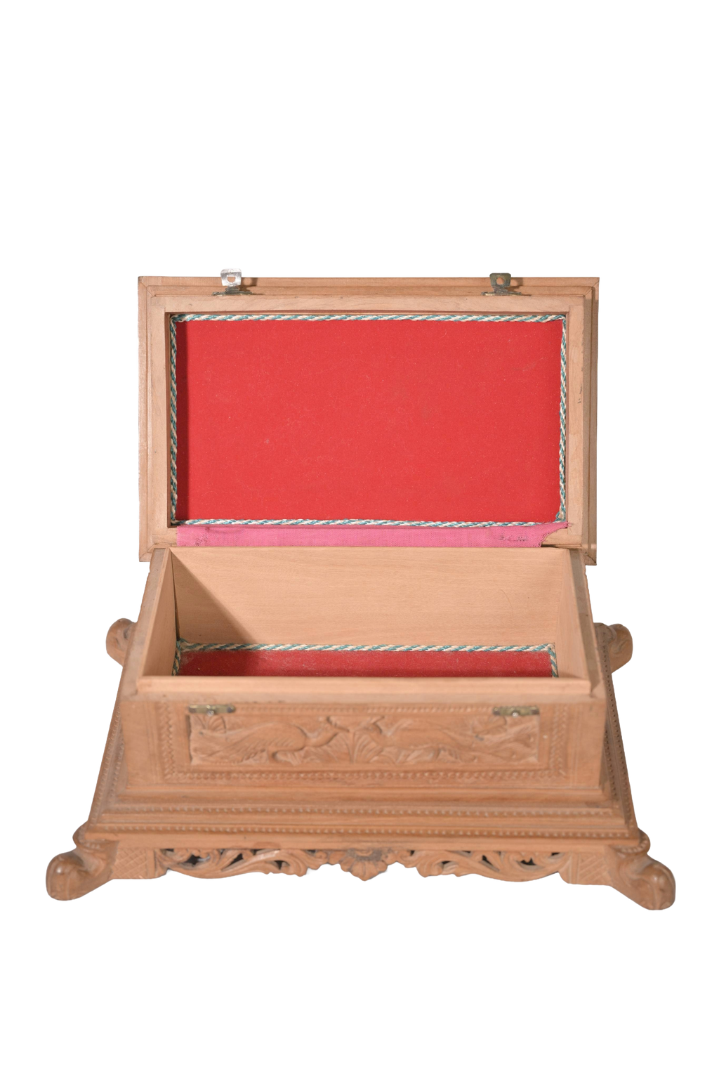 Handcarved Heritage Jewelry Chest