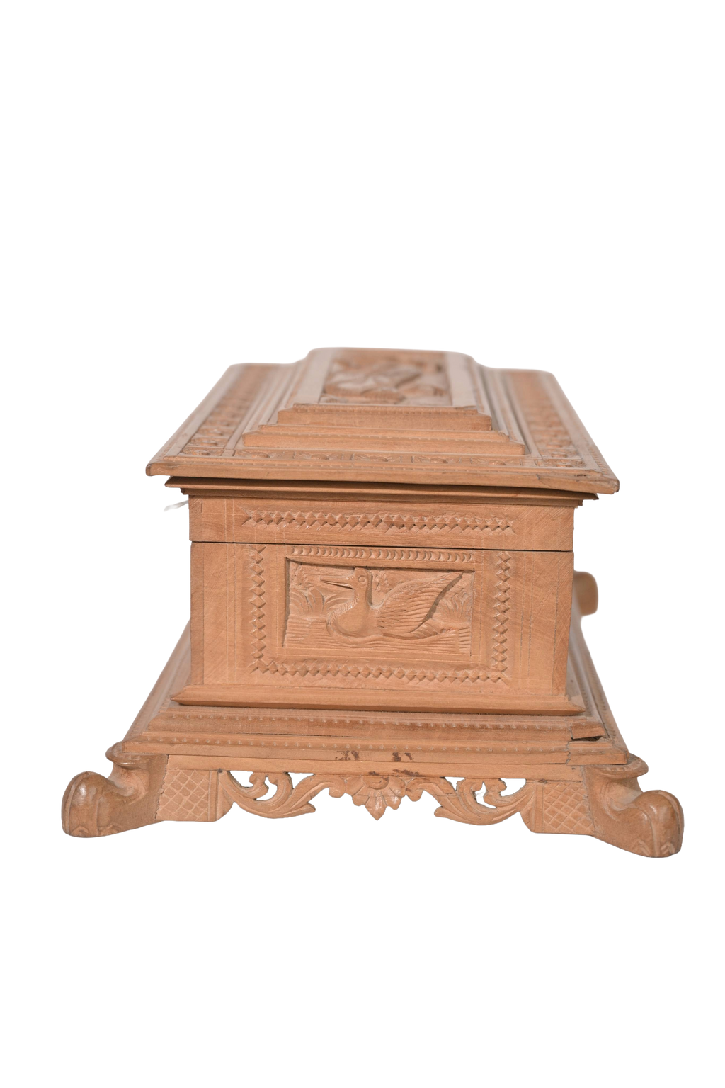 Handcarved Heritage Jewelry Chest