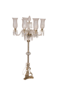 Imperial Crystal Floor Candelabra Lamp