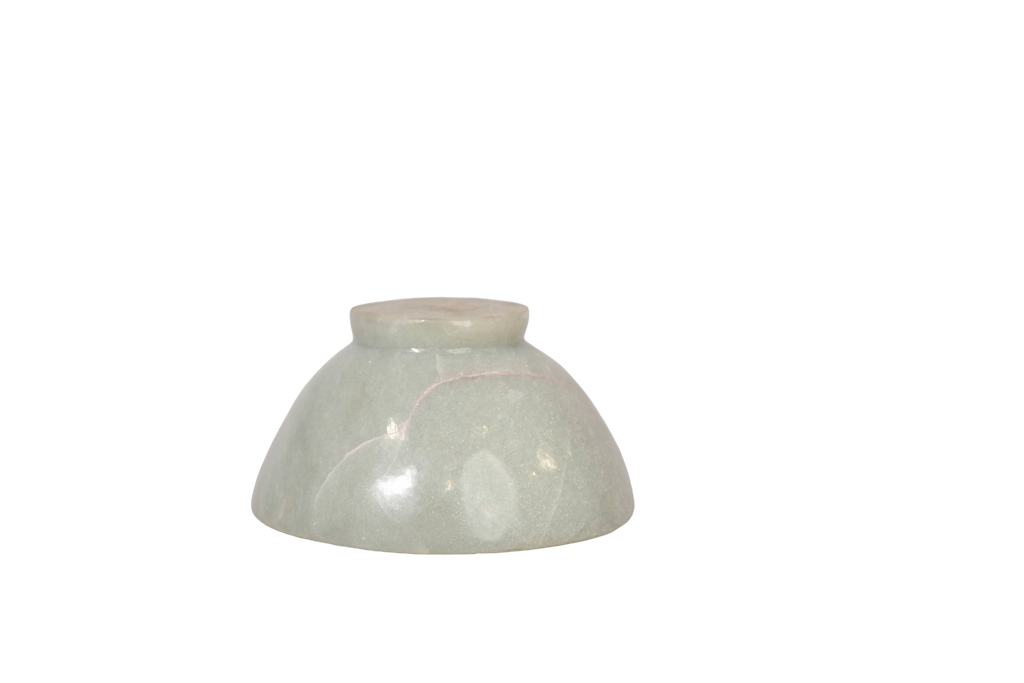 Handcrafted White Jade Ritual Bowl