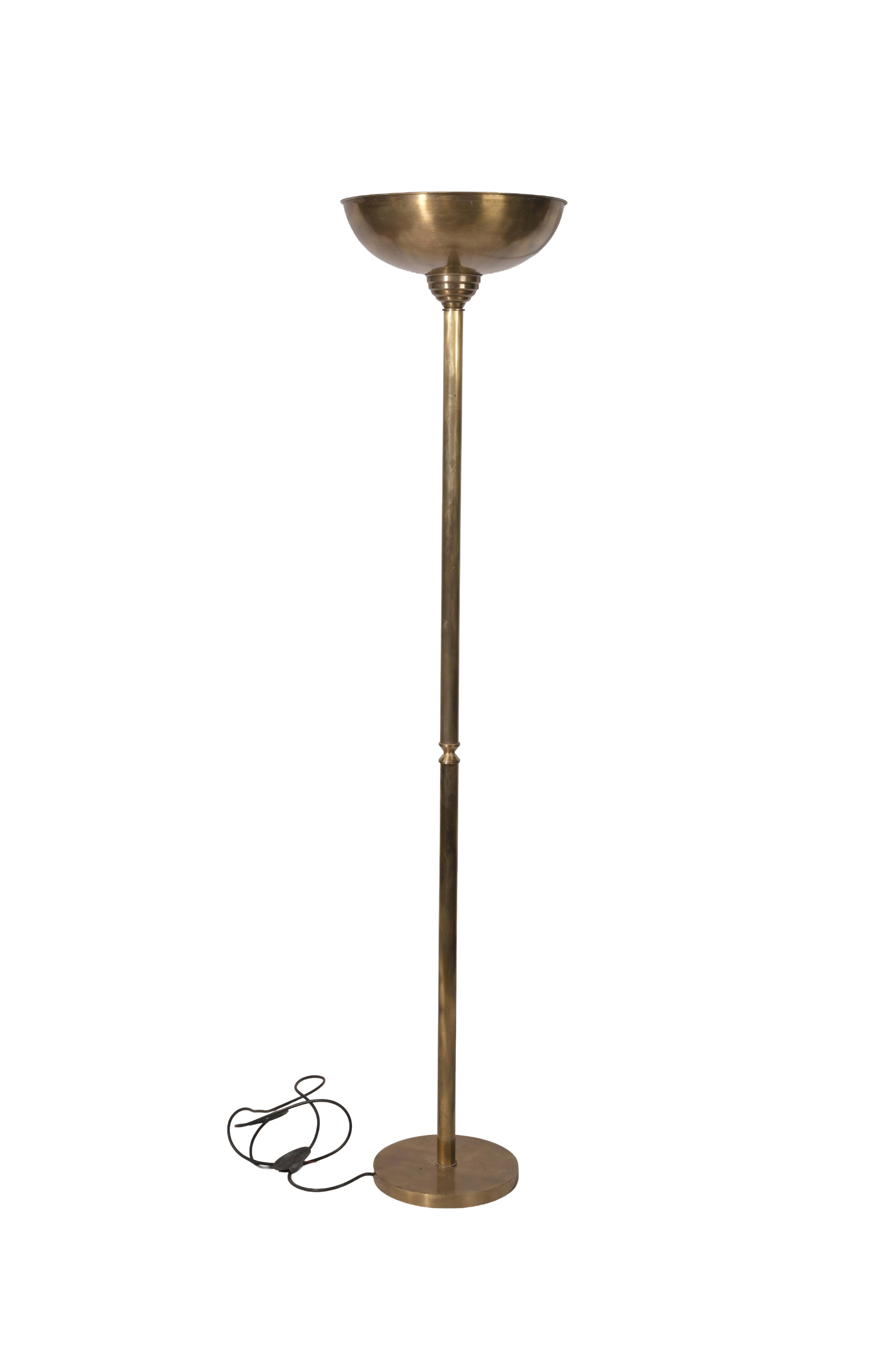 Classic Brass Uplighter Lamp