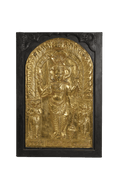 Brass Deity Wall Plaque