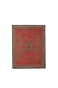 Red Sun Motif Textile