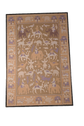 Folk Elephant Textile Art